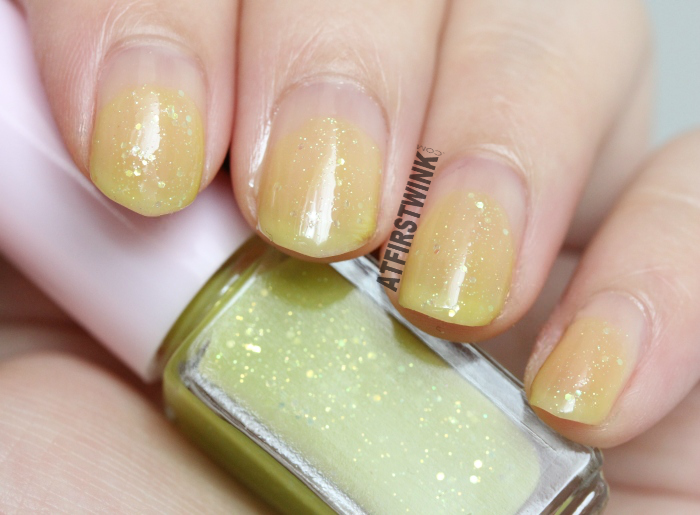 Etude House Juicy Cocktail gradation nails 8 Lime Squash review