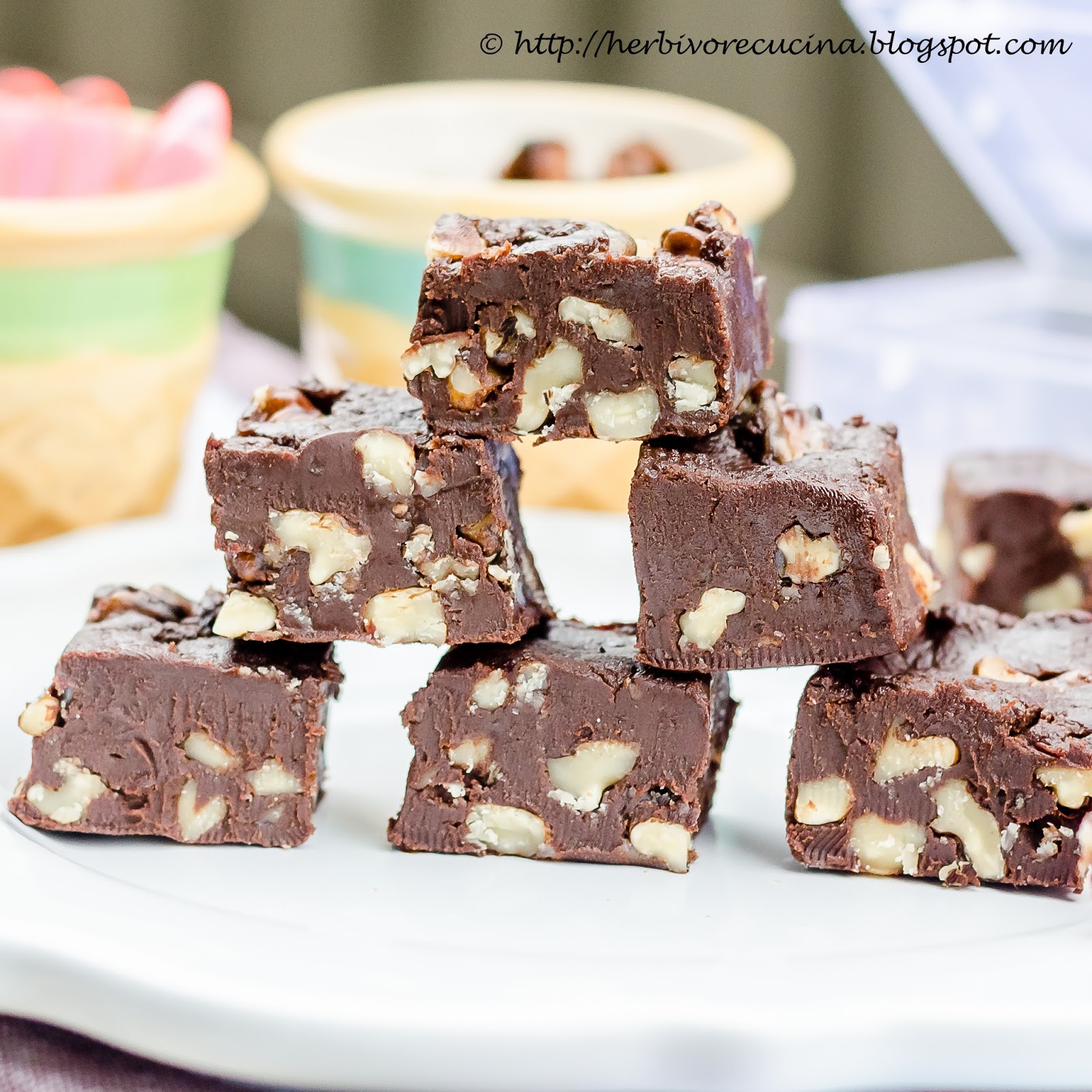 Herbivore Cucina Lonavala's Chocolate Walnut Fudge