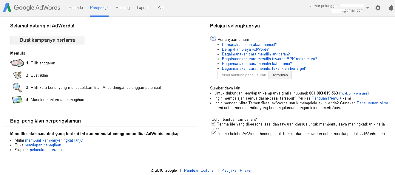 Cara Mudah Mendaftar Google AdWords Keyword Planner Terbaru 2016 | INFO