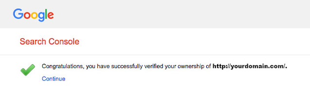 Google Search Console Domain Verification