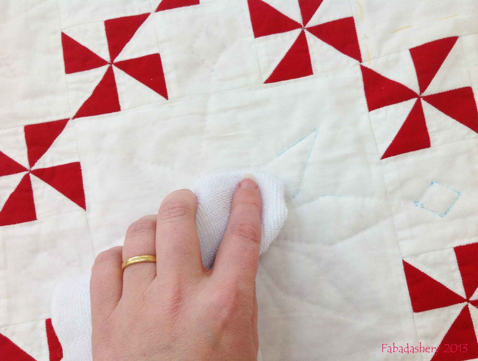 Fabadashery Hand Quilting Wipe Off Fabric Marker