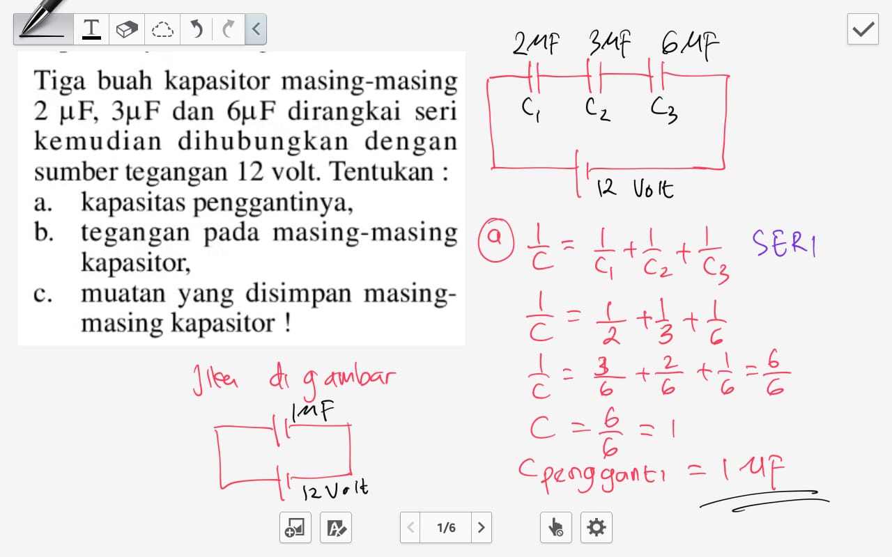 Fisika Fikiran Siap Kacau Penting Isi Blog Setelah Sosialize Geser Kebawah Yaaa Menghitung Kapasitas Kapasitor Pengganti Tegangan Dan Muatan Pada Rangkaian Seri