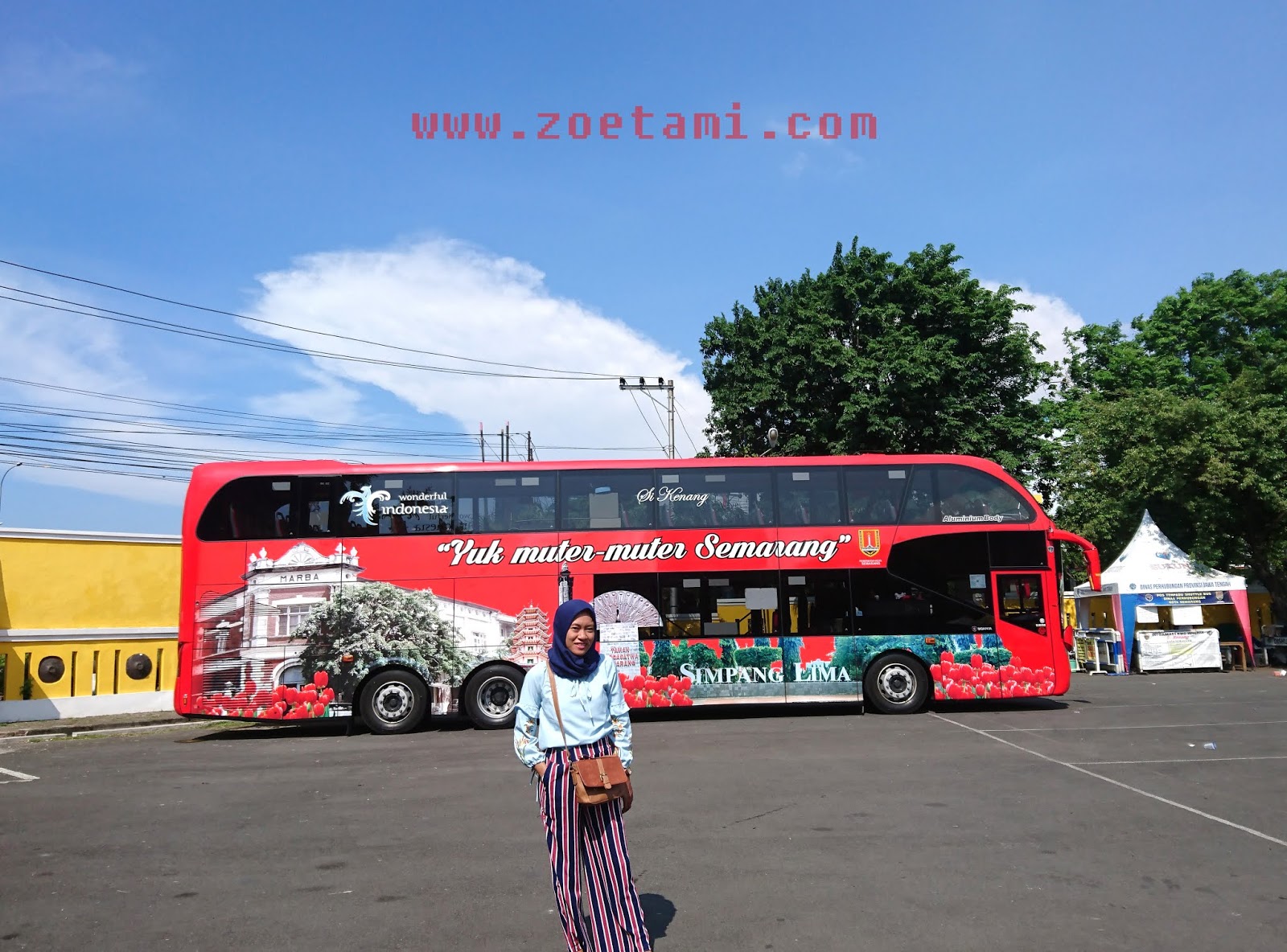 Keliling Semarang dengan Bus Si Kenang