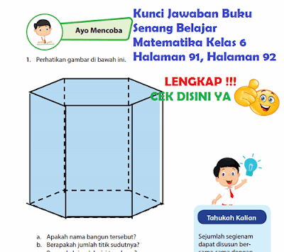 Lengkap Kunci Jawaban Halaman 91 92 Buku Senang Belajar Matematika Kelas 6 Simple News Kunci Jawaban Lengkap Terbaru