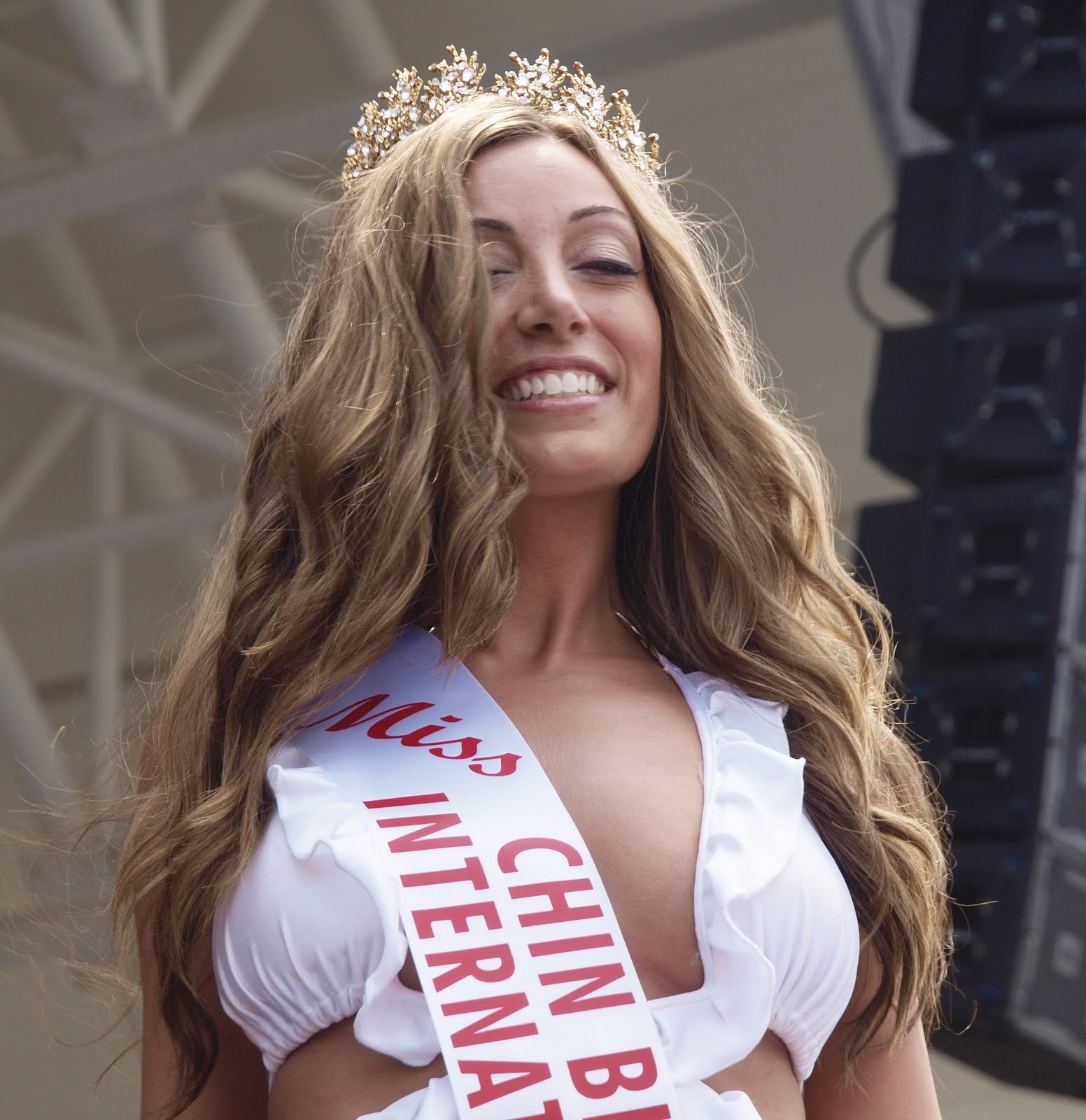 MISS CHIN INTERNATION CROWNED (and info about tomorrows male bikini contest and free David Rudder concert)