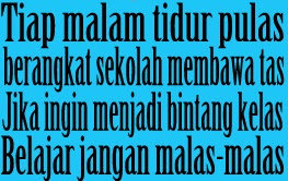 Contoh Pantun Nasehat