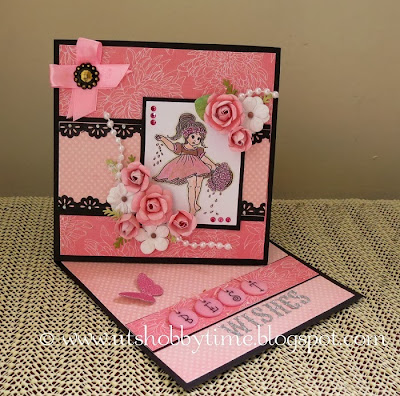 handmade pink card