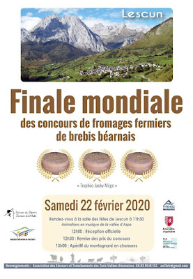 Finale des Concours de Fromages Fermiers de Brebis Béarnais lescun 2020