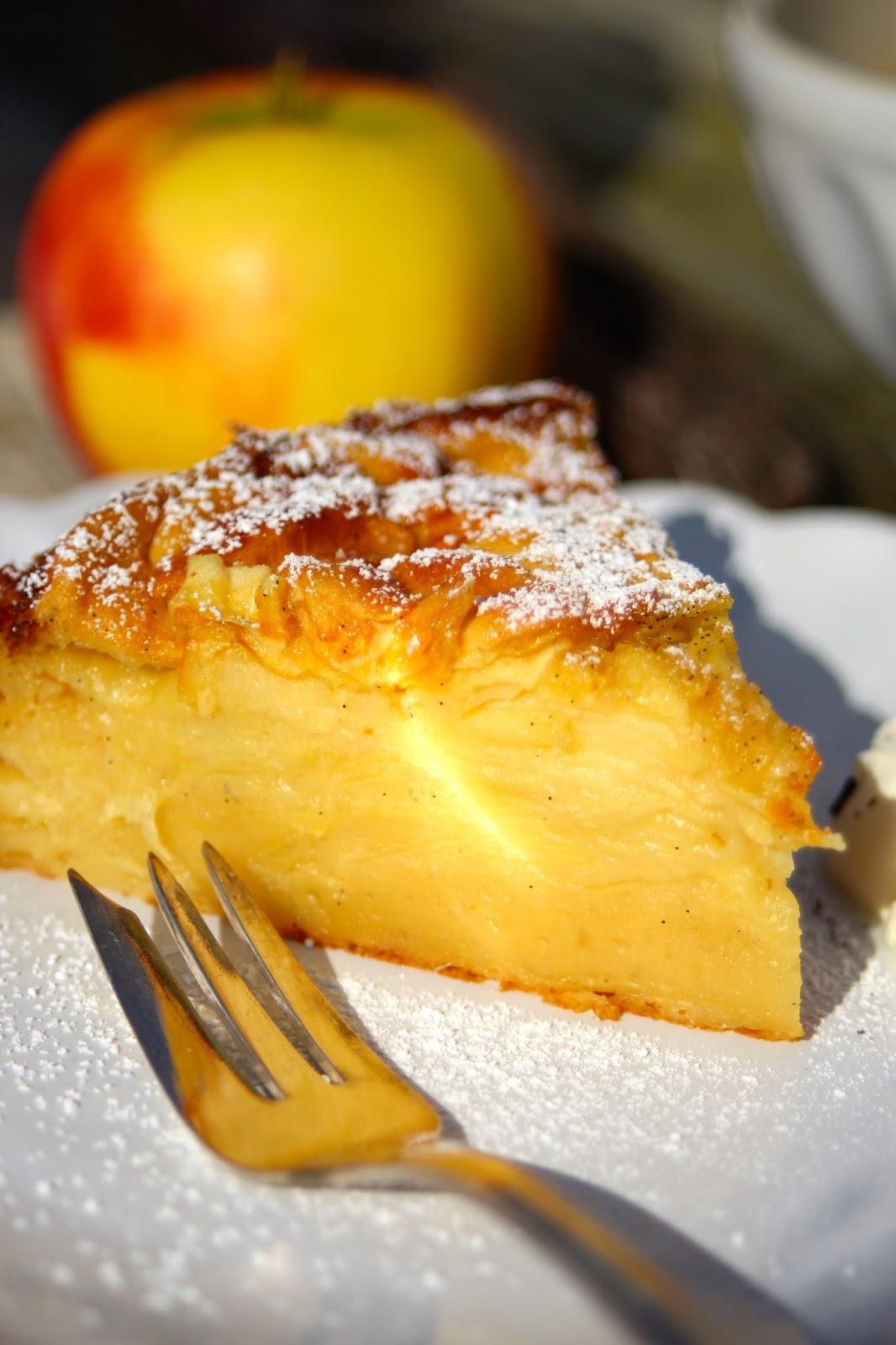 Paulas Frauchen: Apfel‑Vanille-Superkuchen