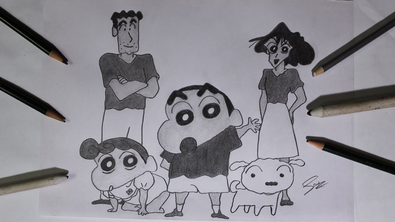 Featured image of post Shinchan Cartoon Drawing For Kids Easy / Ask them which is their favourite cartoon character and you are sure to get more than one name.