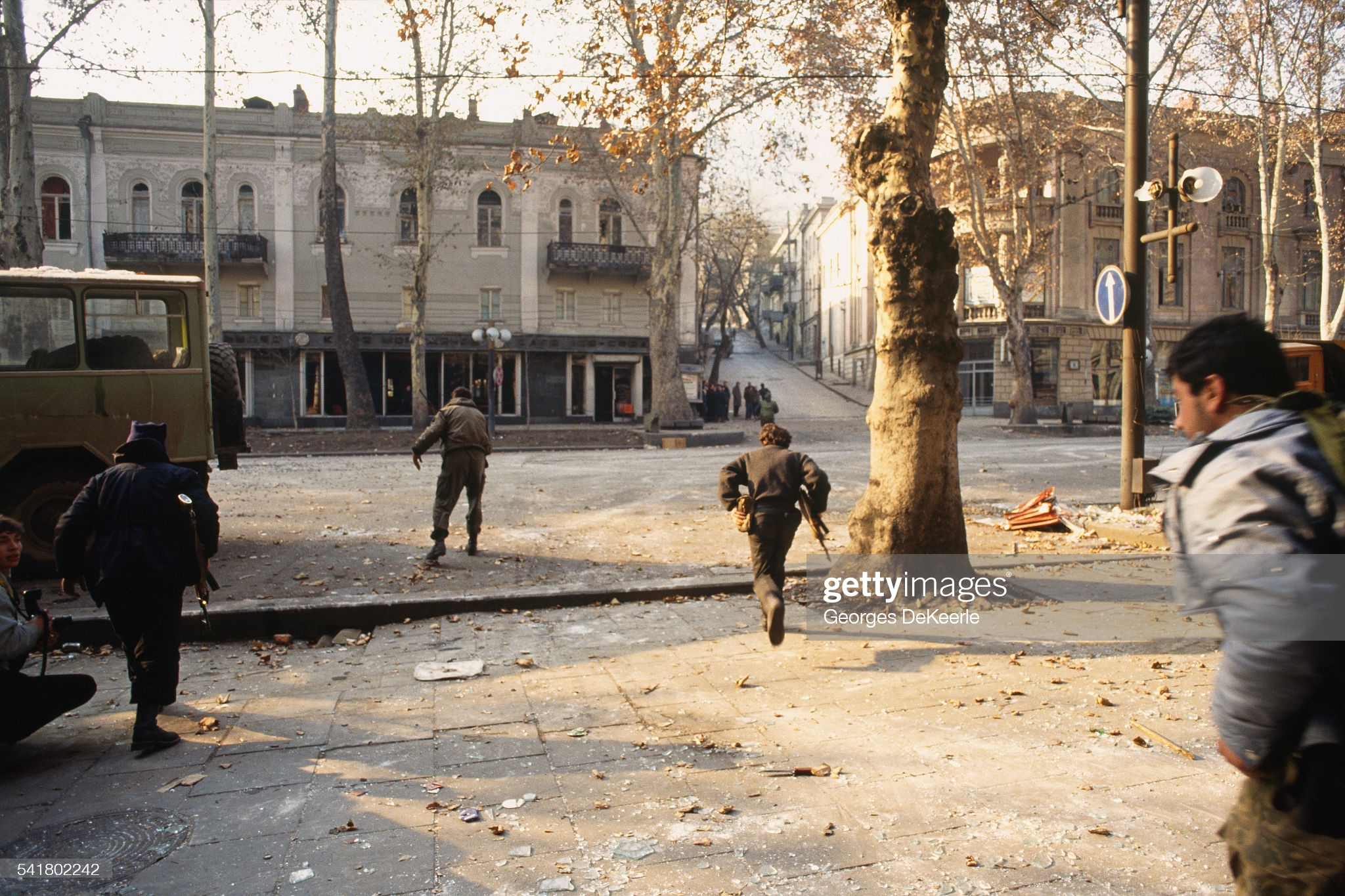 Как пришла Грузия к гражданской войне 1991-92 г. Неизвестные фотокадры