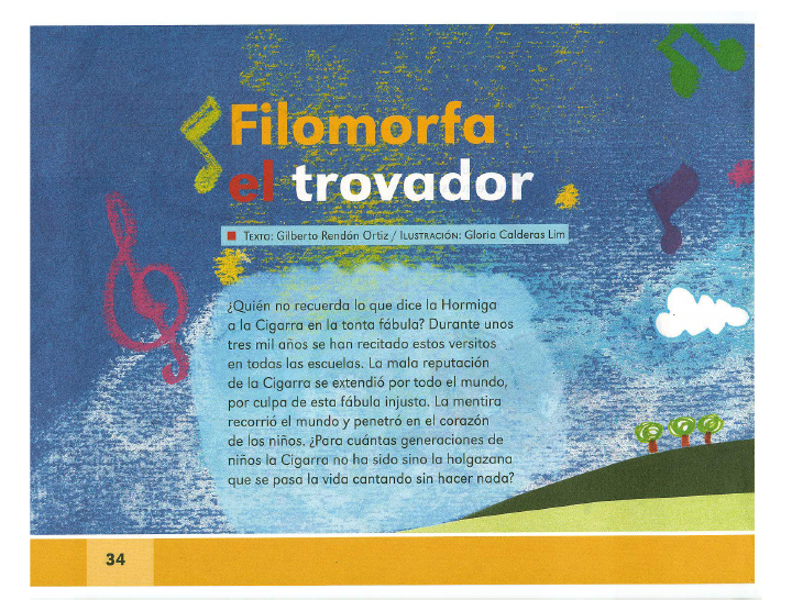 Filomorfa y el trovador - Español Lecturas 2do