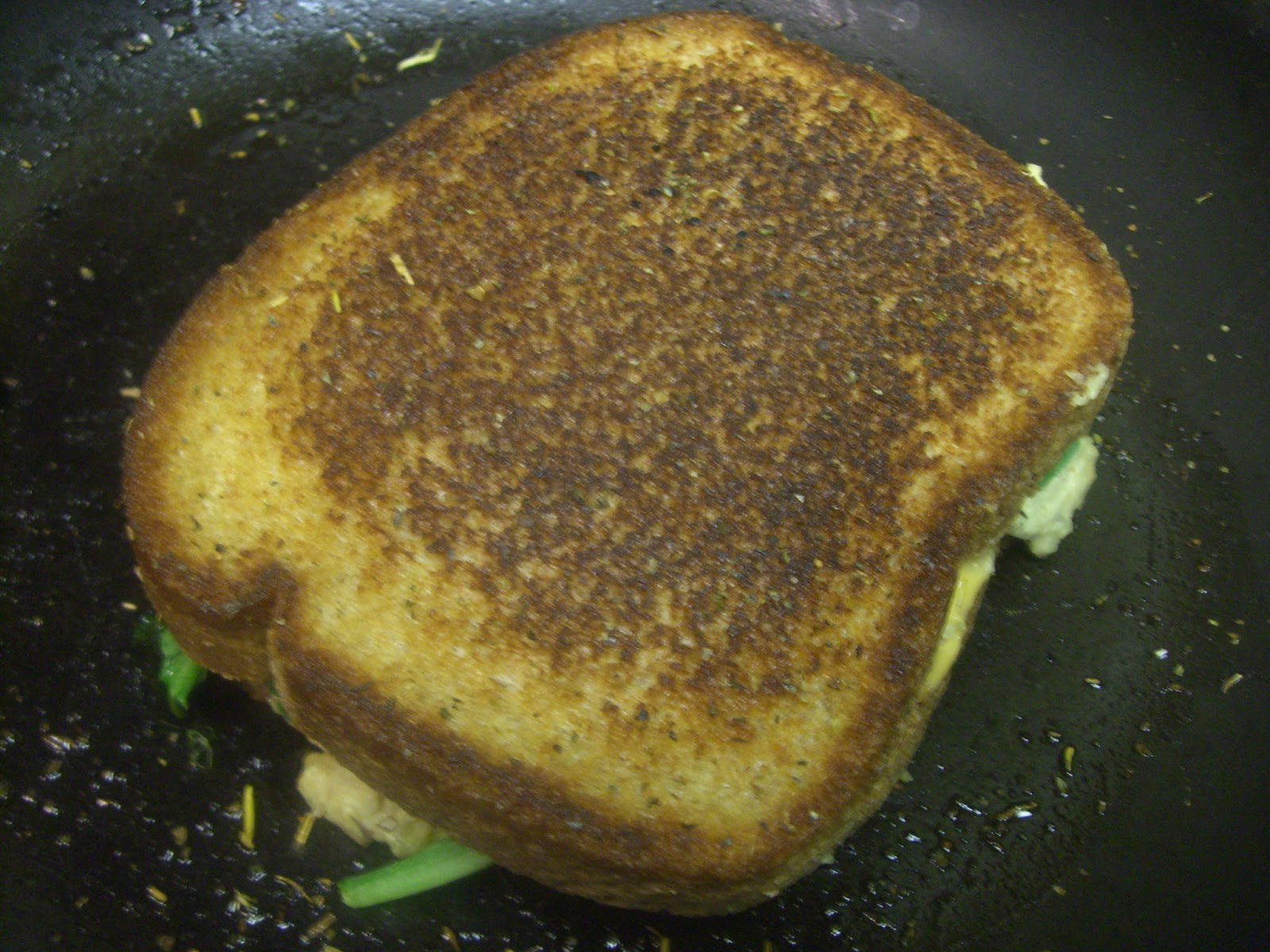 AfroVeganChick Vegan Cauliflower Walnut Grilled Cheddar Cheese