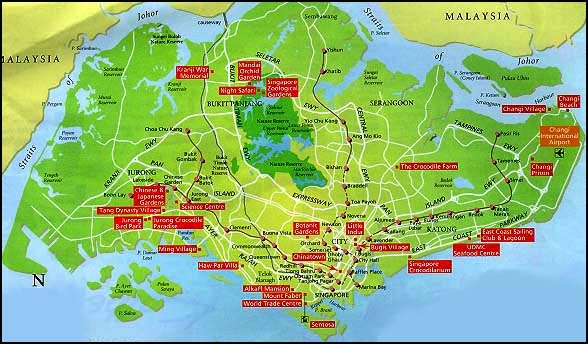 Схема сингапура. Сингапур на карте мира.