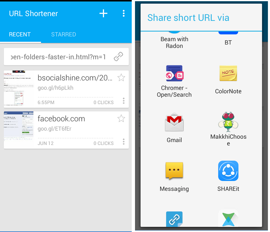 Learn New Things How to Make URL Link Shorter & Share in Android Phone