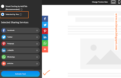 Add Floating Social Media buttons to Blogger 4