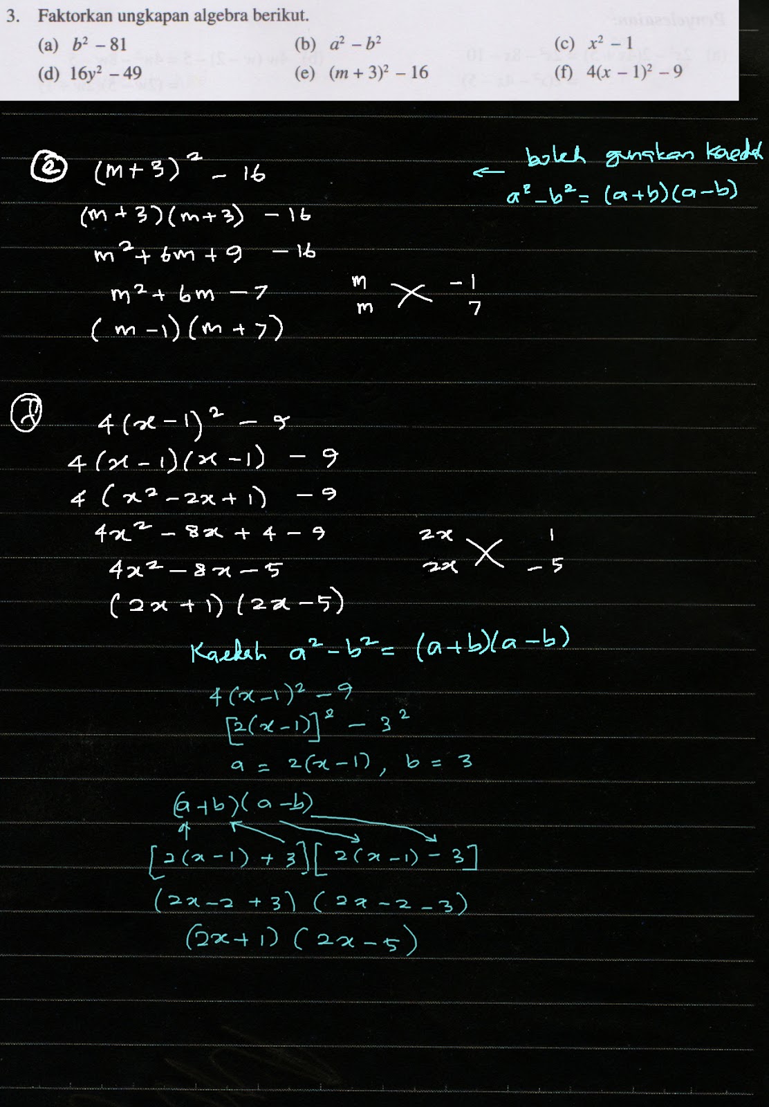 Tingkatan 2 matematik soalan Bahagian A