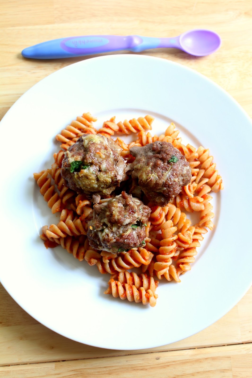 This Woman Cooks Toddler Friendly Spinach & Zucchini Meatballs