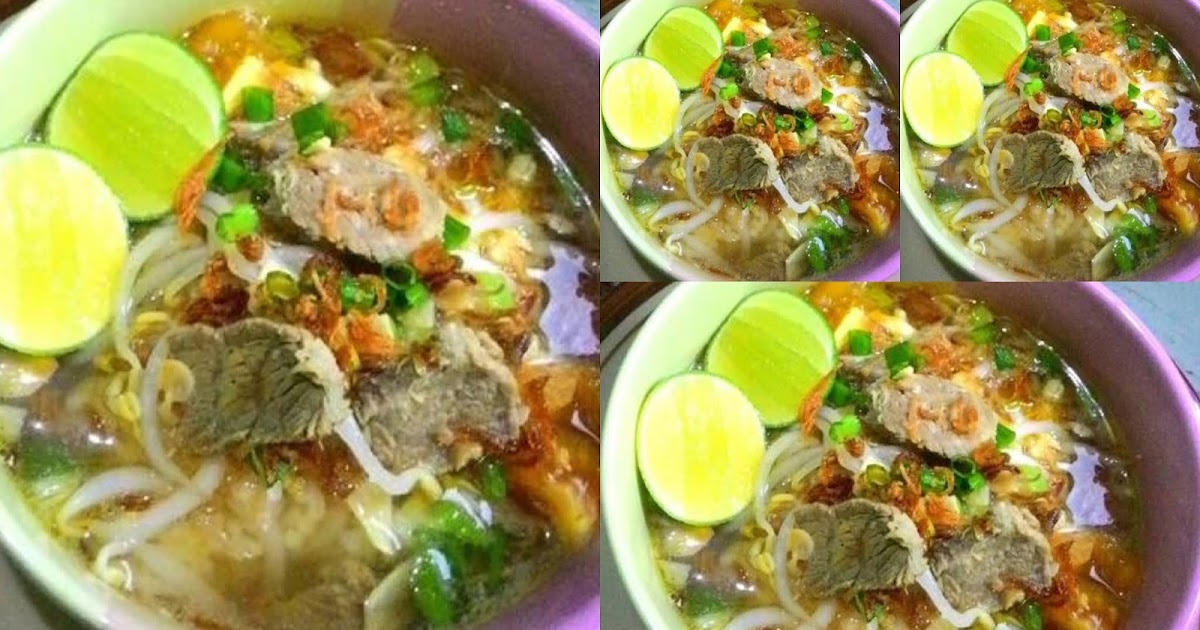 Soto Daging Sapi Bening Solo by Ayu Wulansari Resep