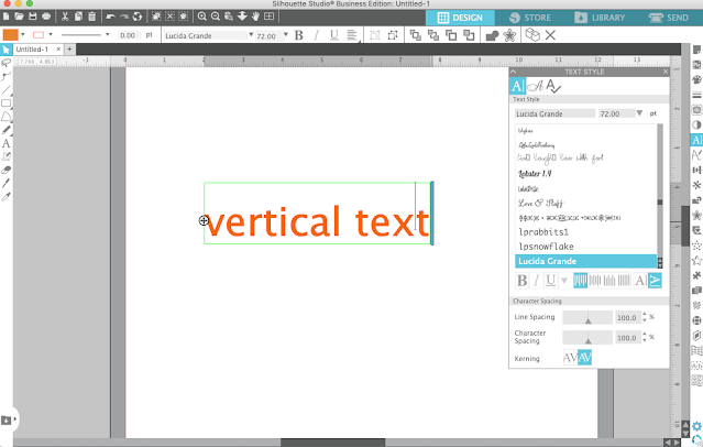 vertical text, silhouette studio v4, silhouette design studio, silhouette studio tutorials, silhouette cameo beginner tutorial