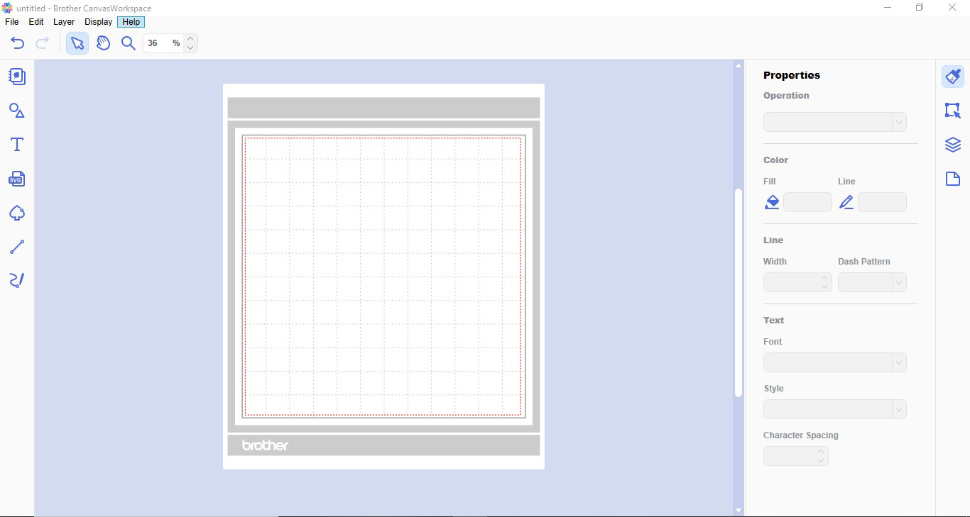 How to create a custom fill pattern in brother scan and cut canvas