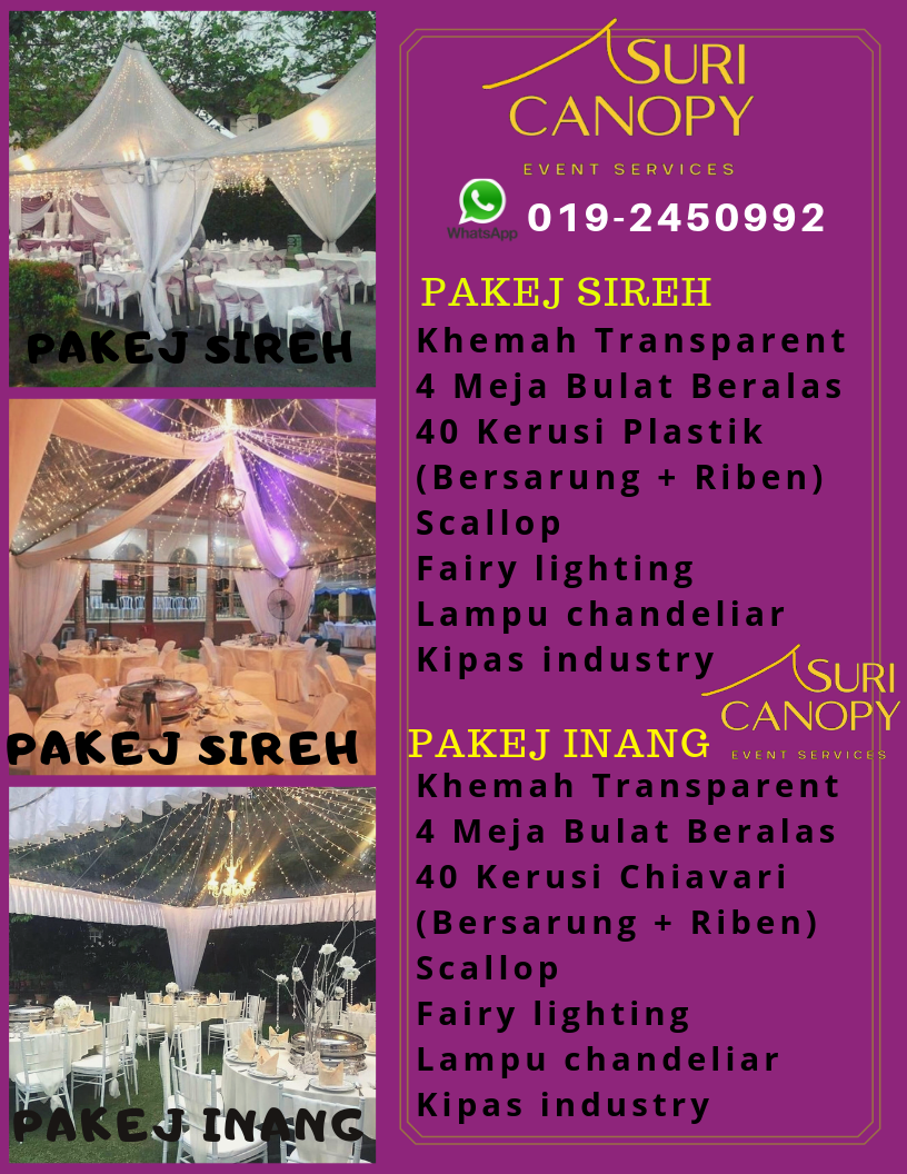 sewa khemah shah alam - John Hart