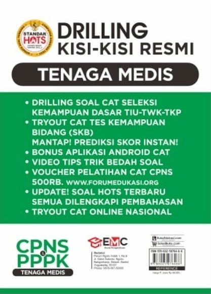 Buku Panduan Cpns Pppk Drilling Kisi Kisi Resmi Tenaga Medis Dokter Perawat Bidan Apoteker Buku Panduan Soal Toko Buku Online Terpercaya Di Indonesia