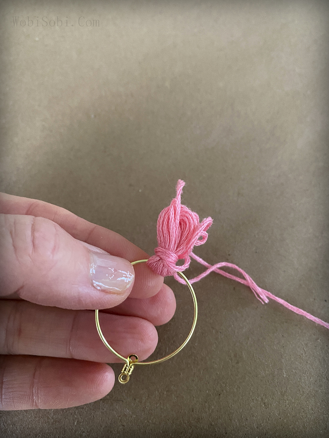 WobiSobi Ombre Tassle Earrings DIY