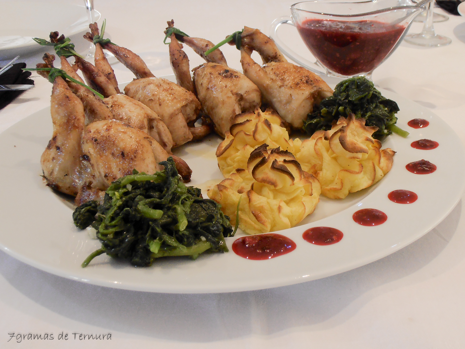 Codornizes Recheadas com Patê e Cogumelos | 7gramas de ternura