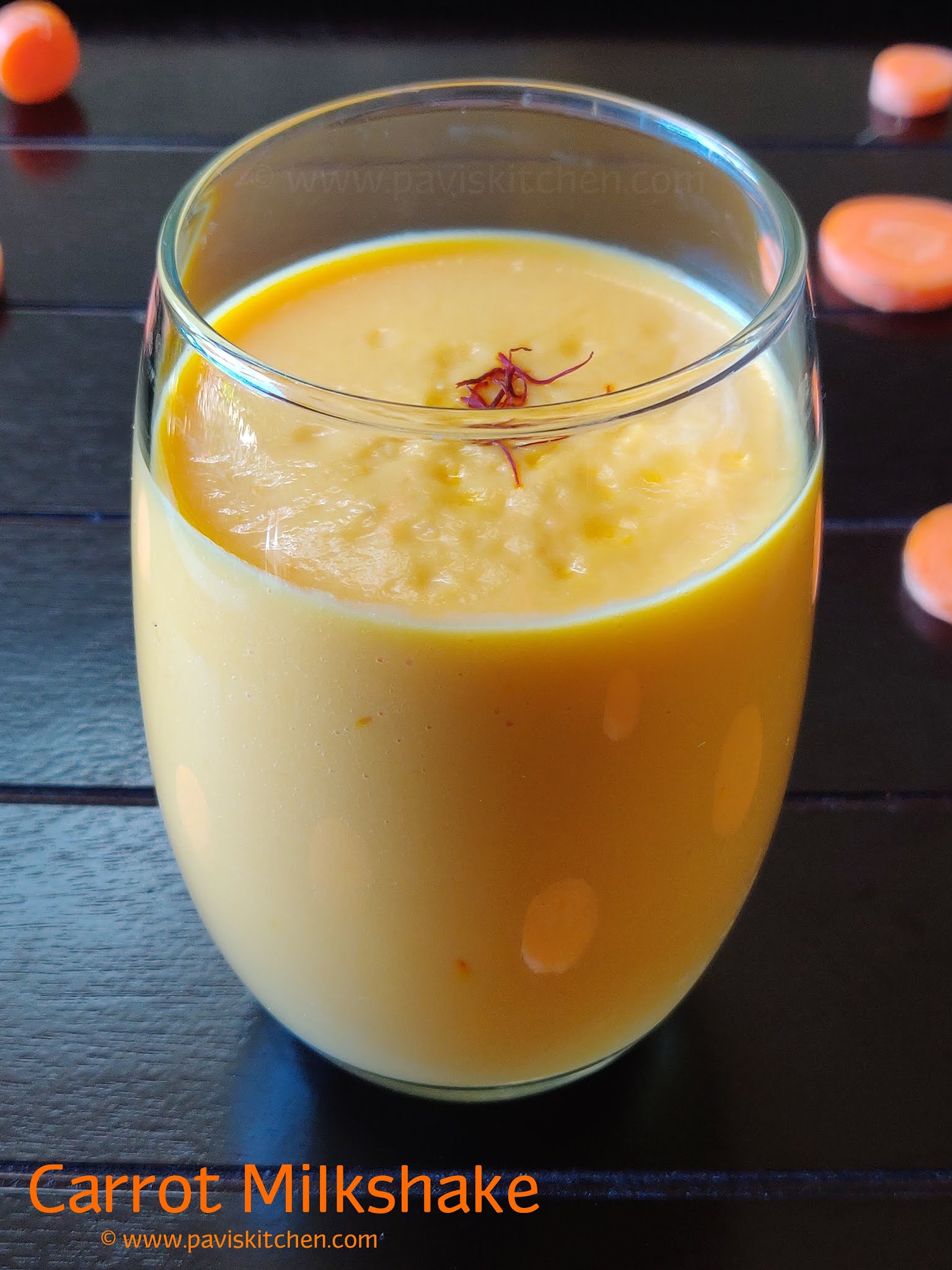 Carrot Cashew Milkshake | Carrot Smoothie | Carrot Milkshake Recipe