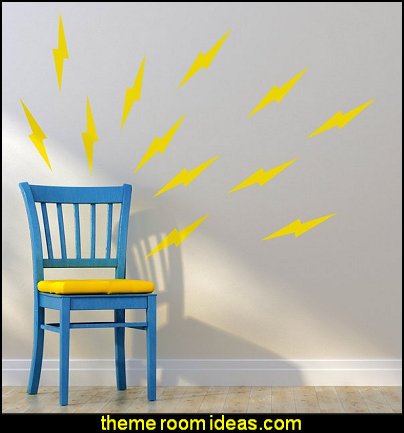 Lighning Bolts Wall Decal weather themed bedroom ideas - rain decorating ideas for weather themed bedrooms - rain theme bedroom wall decorations - Rain Theme - Rainbow Theme - Sun Theme - Snow Theme - Ice Theme - Weather themed Nursery decor - seasonal decorating ideas - ideas for rain themed bedrooms - raindrop themed bedrooms - springtime shower - rain cloud wall decals - Raindrop garlands - Paper raindrops Lighning Bolts Wall Decal