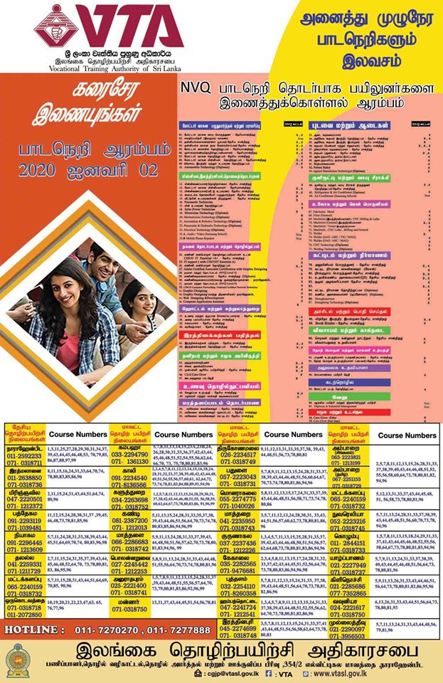 NVQ Courses Vocational Training Authority Of Sri Lanka nvq-courses-vocational-training-authority-of-sri-lanka