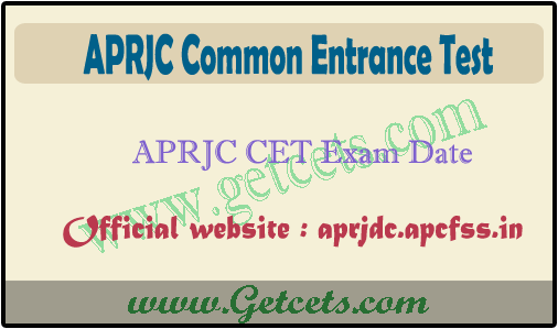 APRJC Exam Date 2024-2025, aprjdc.apcfss.in entrance schedule