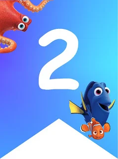 Banderines de Dory y Nemo.