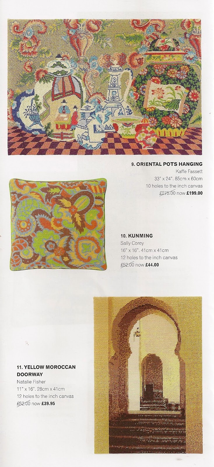 My Purple Velvet Box Full of Stuff Ehrman Tapestry Sale Catalogue Summer 2016