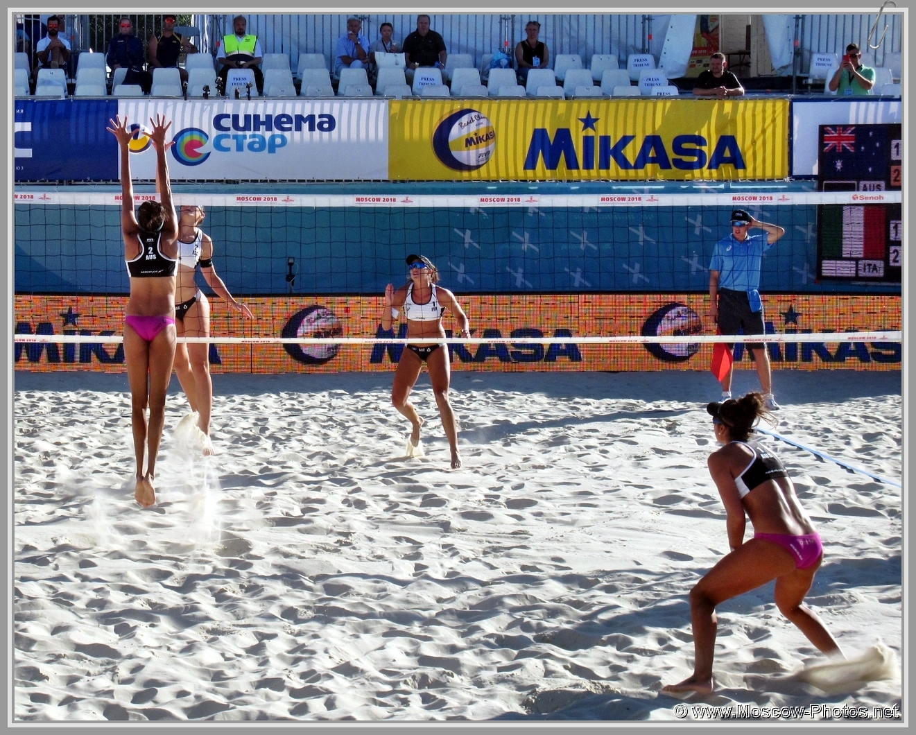 Taliqua Clancy and Mariafe Artacho del Solar - Australian Team at FIVB Beach Volleyball World Tour in Moscow 2018