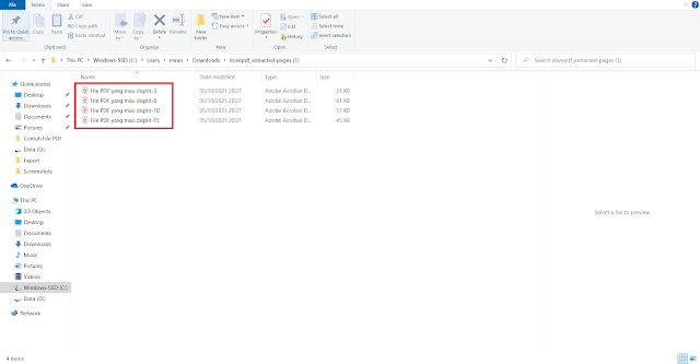 Cara Membagi File PDF (Split PDF) dari Satu File Menjadi Beberapa File