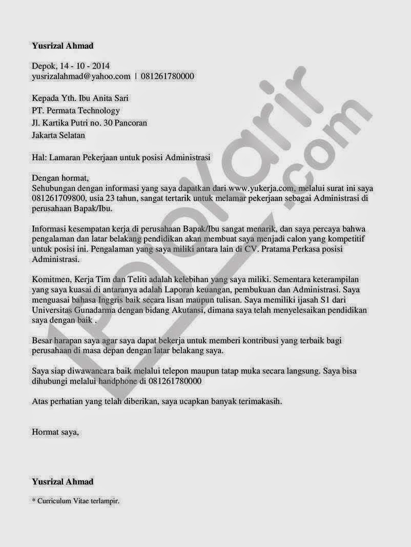 Contoh Cv Contoh Cv