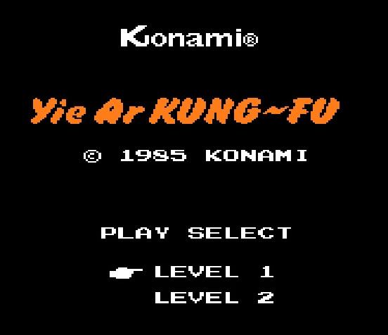FC功夫(Yie Ar Kung-Fu)原版Rom下載+金手指+經典背景音樂手機鈴聲，任天堂經典格鬥遊戲！