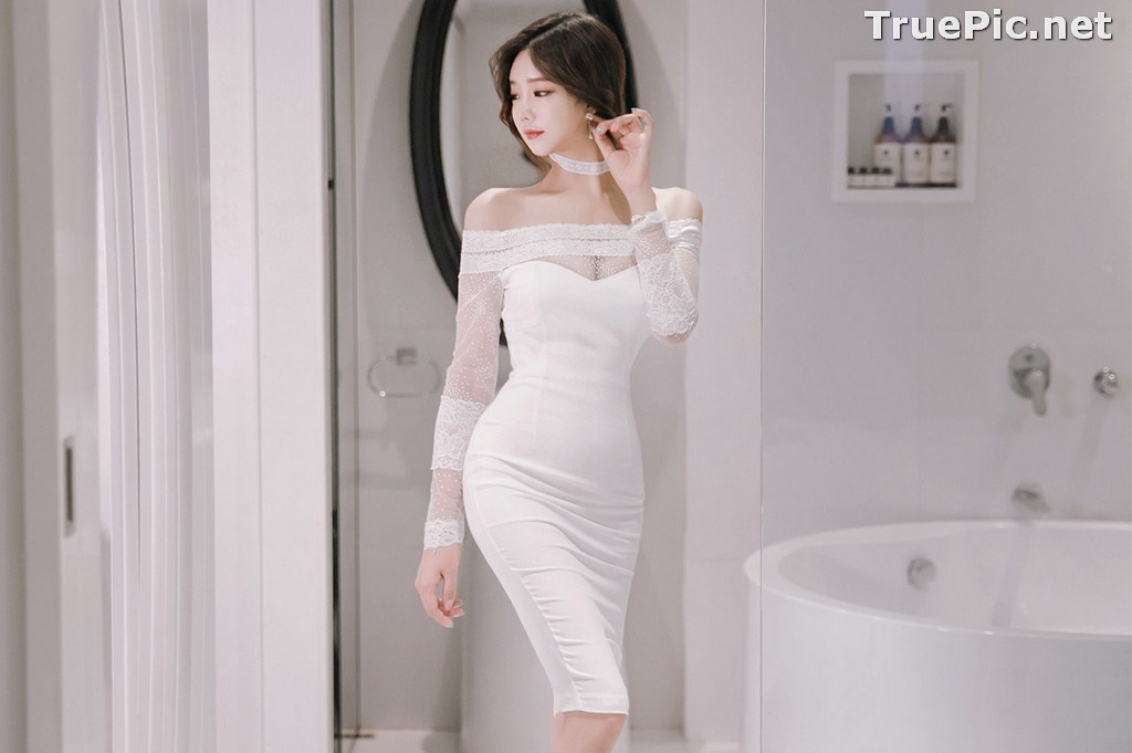 Image Korean Fashion Model - Kang Eun Wook - Slim Fit Bodycon Dress - TruePic.net - Picture-12