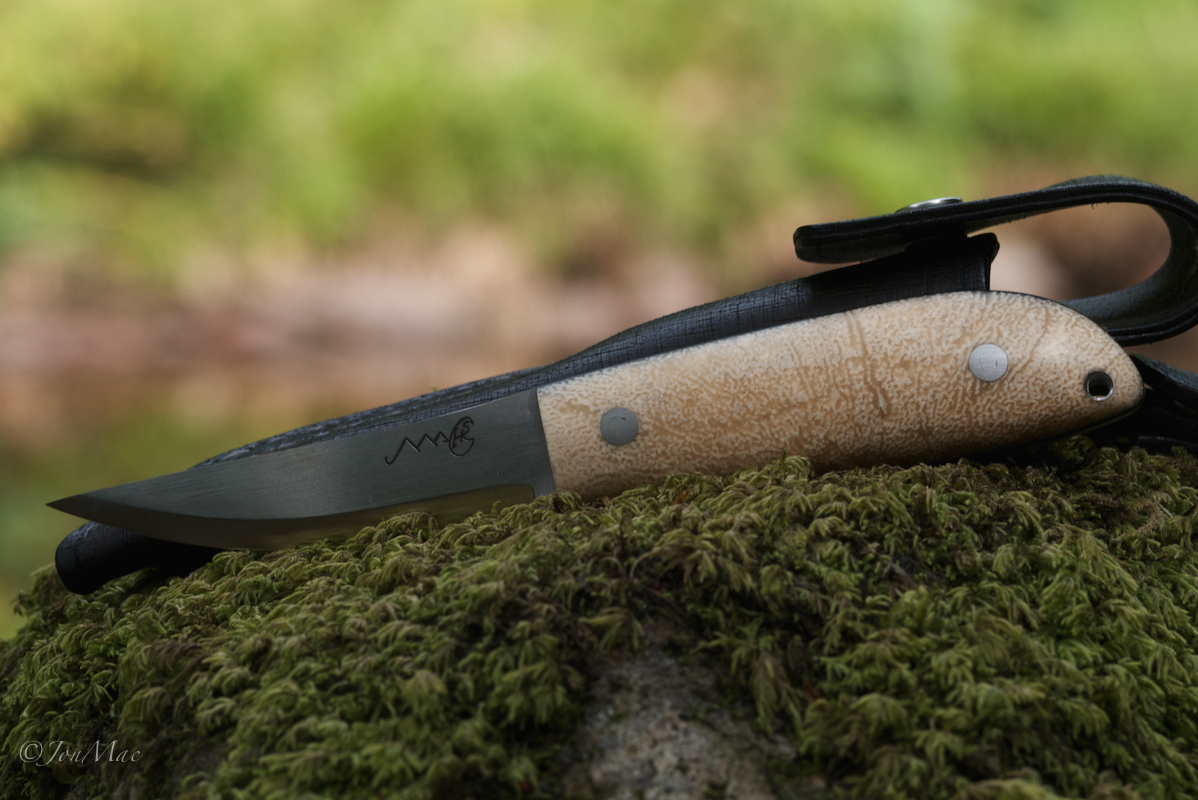 Bushcraft knife+spoon carving knife+jonmac+MaChris+14C28N