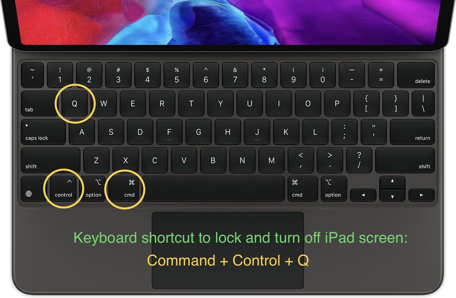 shortcut key for lock screen in mac