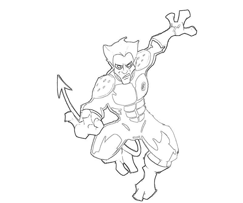 x men nightcrawler coloring pages - photo #10