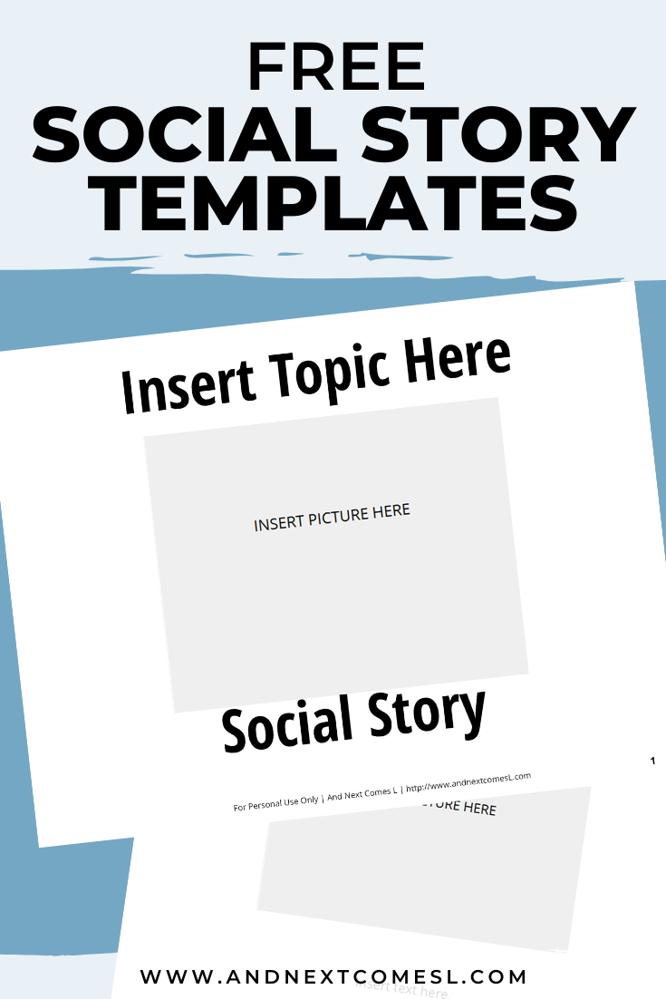 Free Social Story Templates  And Next Comes L - Hyperlexia Resources