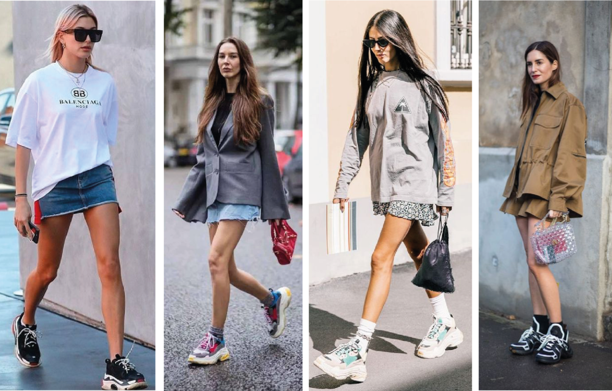 looks com tenis falcon