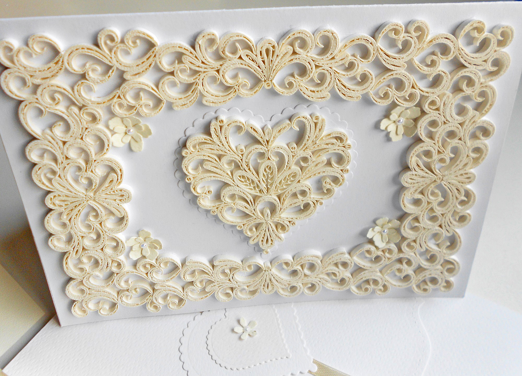 Quilling by Ada Quilling Wedding Anniversary card