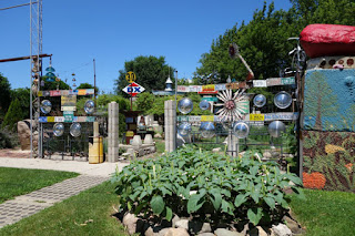 The Junkyard Outsider Art Park Mason City Iowa collage art