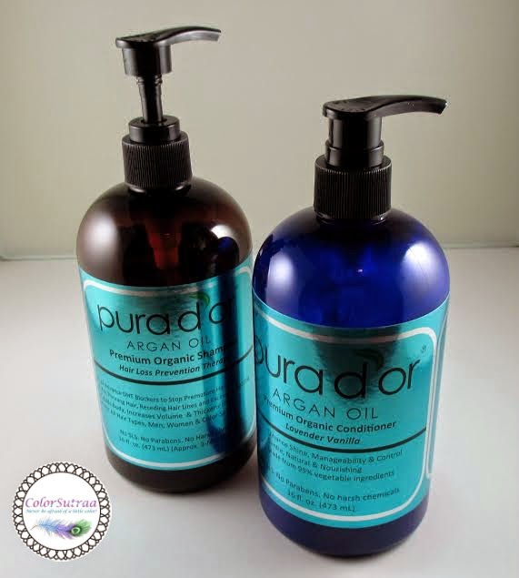PURA D'OR Pure Argan Oil, Shampoo and Conditioner : A Review - ColorSutraa
