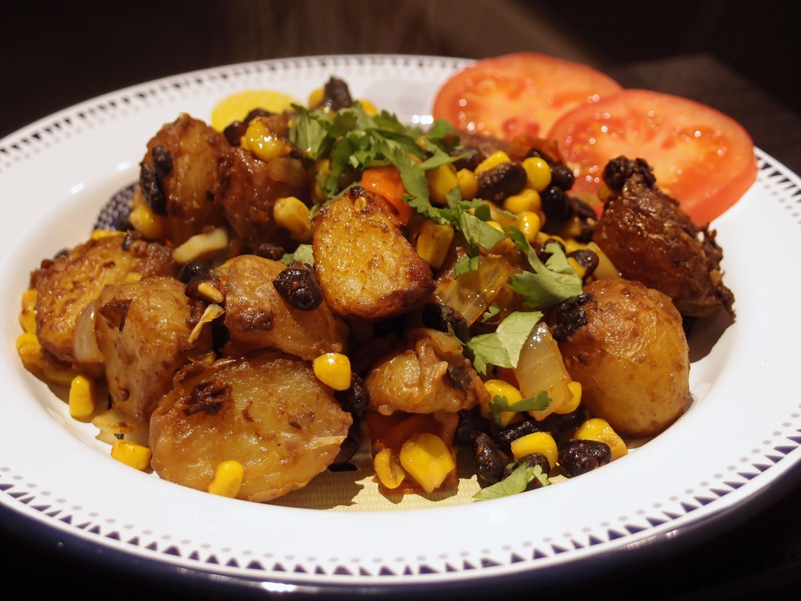 The VegHog Mexican dirty potatoes