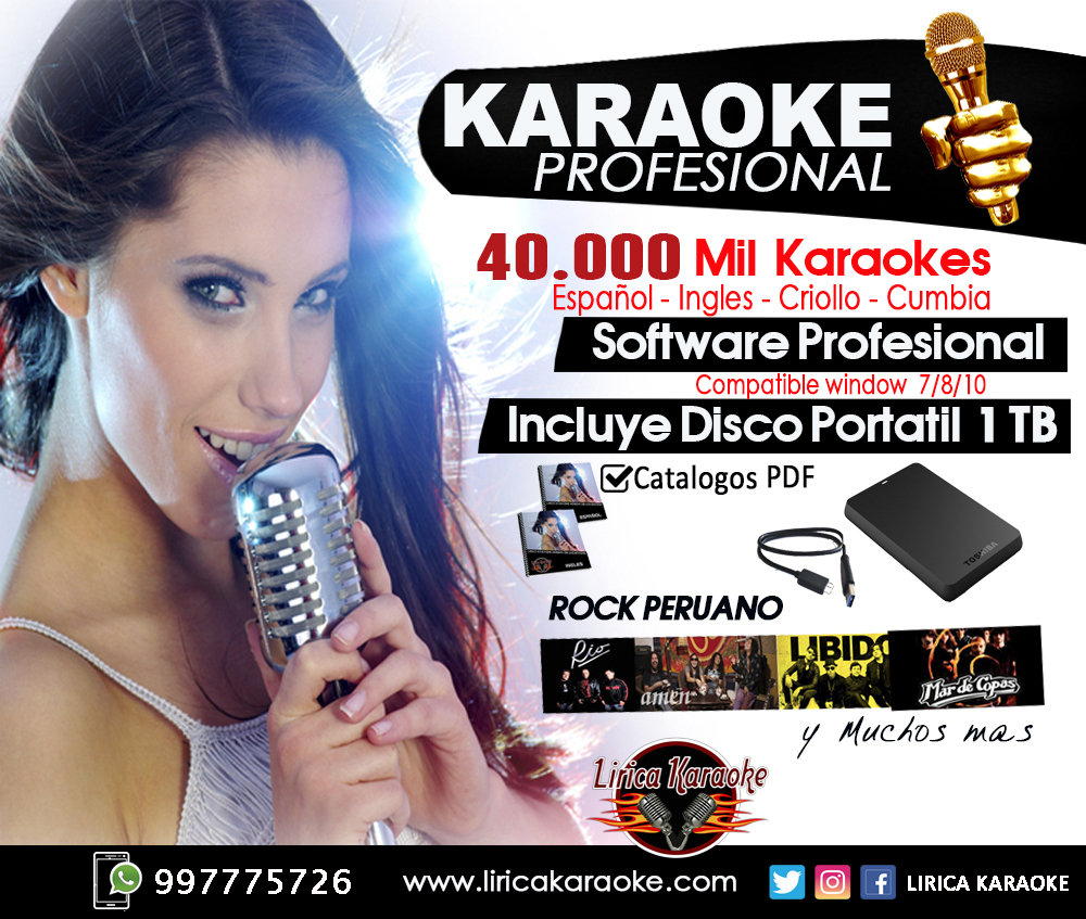 instalacion de karaoke para computadora SISTEMA DE KARAOKE PROFESIONAL
